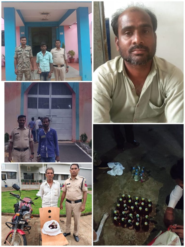 अवैध शराब जप्त